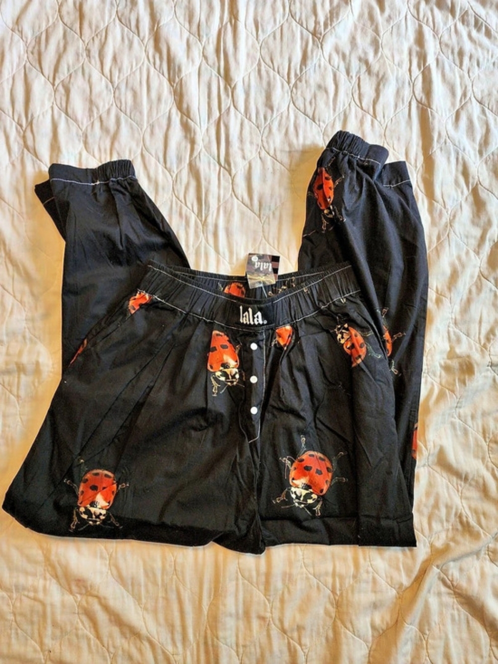Dressed In Lala Happy Chance Boxerpants - Ladybug Sz Small BNWT